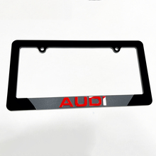 La placa de la placa del vehículo cubre la decoración de marcos para Audi
 4