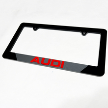 La placa de la placa del vehículo cubre la decoración de marcos para Audi
 5