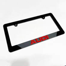 Fundas y marcos elegantes para matrículas de vehículos para coches Audi_6
