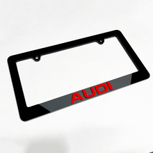 La placa de la placa del vehículo cubre la decoración de marcos para Audi
 6