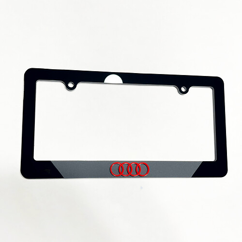 La placa de la placa del vehículo cubre la decoración de marcos para Audi
