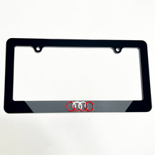 La placa de la placa del vehículo cubre la decoración de marcos para Audi
 2