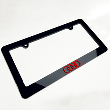 La placa de la placa del vehículo cubre la decoración de marcos para Audi
 3