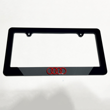 La placa de la placa del vehículo cubre la decoración de marcos para Audi
 4