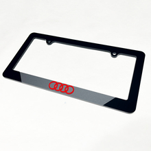 La placa de la placa del vehículo cubre la decoración de marcos para Audi
 5