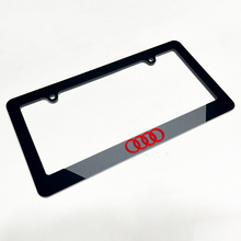 La placa de la placa del vehículo cubre la decoración de marcos para Audi
 6
