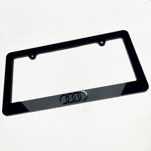 Anillos Vehículo La placa de matrícula cubre la decoración de marcos para Audi 2
 3