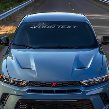 Vinilo adhesivo para parabrisas con letras personalizadas Hornet para Dodge Hornet_2