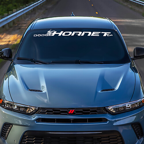 Pegatina de calcomanía de banner de ripe de parabrisas Hornet: gráficos de vinilo personalizados para esquivar Hornet
