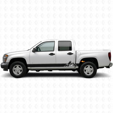 Vinilos a Rayas en Capas para Puertas y Paneles Laterales para Chevrolet Colorado 1ª Generación 2004-2012_2