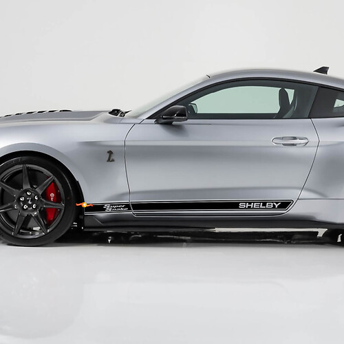 SUPER Snake Shelby Rocker Panel Decals para Ford Mustang
