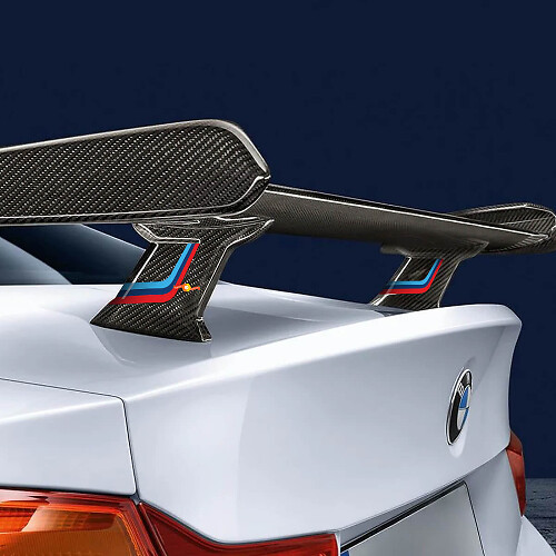 Adhesivos de vinilo con franjas de color M para spoiler para BMW M3 M4 F80 F82