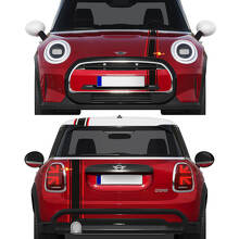 Kit de Pegatinas de Vinilo de Rayas Laterales de Capó y Techo Estilo AC Schnitzer para MINI Cooper_2