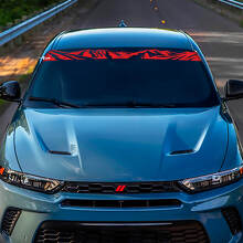 Pegatina de calcomanía de banner de montañas del parabrisas - Gráficos de vinilo personalizados para esquivar Hornet
 3