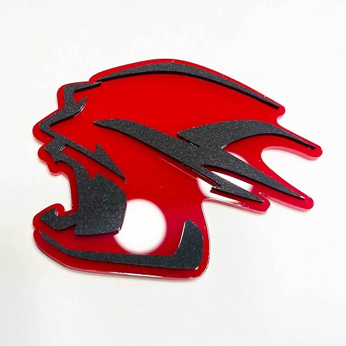 Insignia personalizada Banshee 3D para Dodge Charger Daytona_1