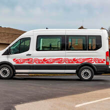 Calcomanías de rayas laterales de vinilo de gráficos de tránsito
 3