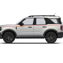 Puertas laterales rayas de pino para calcomanías laterales de Ford Bronco pegatinas
 2