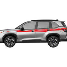 Puertas laterales panel de rocker rayas calcomanías de vinilo - pegatina gráfica universal fit suba 5
 3