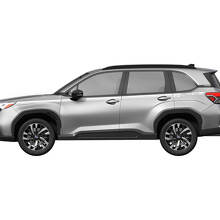 Calcomanía de vinilo de rayas de carreras para el panel lateral de las puertas - Calcomanía gráfica de ajuste universal para Subaru Forester
 2