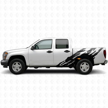 Vinilos con rayas dentadas para puerta y cabecera para Chevrolet Colorado 1ª generación 2004-2012_2