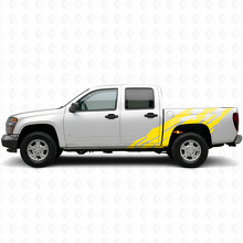 Vinilos con rayas dentadas para puerta y cabecera para Chevrolet Colorado 1ª generación 2004-2012_3