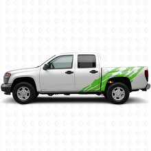Vinilos con rayas dentadas para puerta y cabecera para Chevrolet Colorado 1ª generación 2004-2012_6