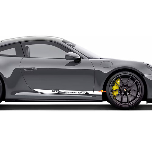 Palabras de puertas laterales Kit de calcomanías para Porsche 911 Carrera GTS
