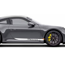 Kit de Vinilos de Franjas Laterales con Letra 911 Carrera para Porsche 911_2