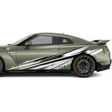 Kit de calcomanías gráficas de puertas laterales para Nissan GT-R
 2
