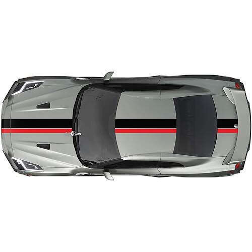 Kit de calcomanías de rayas de carreras de cuerpo completo para Nissan GT-R
