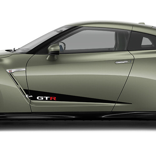 Kit de calcomanías gráficas de puertas laterales para Nissan GT-R 3
