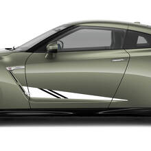 2x Puertas laterales Gráficos Kit de calcomanía para Nissan GT-R
 2