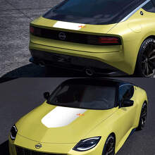 Kit de calcomanías de vinilo para capó y maletero estilo blackout para Nissan Z Legend Edition_2