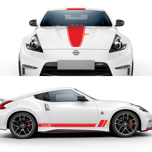 Nissan Nismo 370z Caperina Ladera de capucha Cechera de vinilo Gráfico Kit
 3