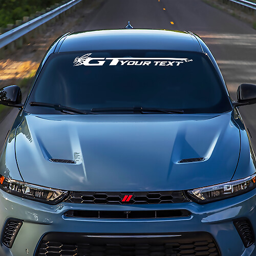 Vinilo Personalizado para Parabrisas Estilo GT para Dodge Hornet