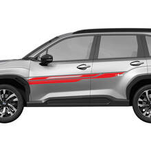 Puertas laterales rayas de carreras calcomanía de vinilo - pegatina gráfica universal fit subaru forester 2 colores
 3
