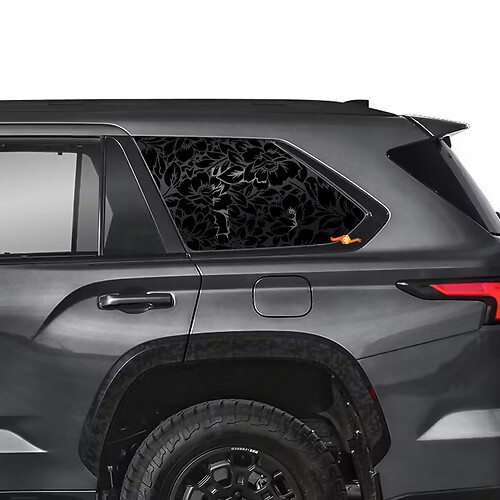 Dispal de ventana lateral de flores para Toyota Sequoia TRD Pro
