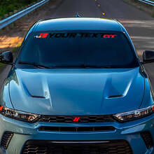 Vinilo de Calcomanía de Letras Personalizadas para Parabrisas Dodge GT Hornet_3