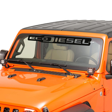 Ventajero del parabrisas Jeep Ecodiesel gráfico de calcomanía de vinilo
 2