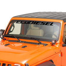 Ventajero del parabrisas Jeep Ecodiesel gráfico de calcomanía de vinilo Sticulante 2
 2