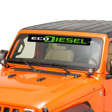 Ventajero del parabrisas Jeep Ecodiesel gráfico de calcomanía de vinilo Sticulante 4
 2