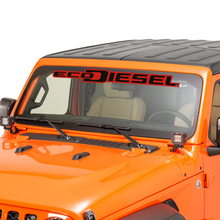 Ventajero del parabrisas Jeep Ecodiesel gráfico de calcomanía de vinilo Sticulante 5
 2