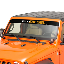 Ventajero del parabrisas Jeep Ecodiesel gráfico de calcomanía de vinilo 6
 3