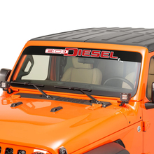 Ventajero del parabrisas Jeep Ecodiesel gráfico de calcomanía de vinilo Sticulante 8
 2