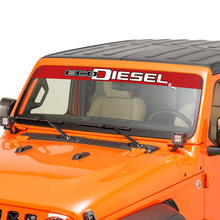Ventajero del parabrisas Jeep Ecodiesel gráfico de calcomanía de vinilo Sticulante 8
 3