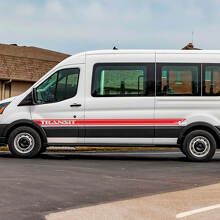 Calcomanías de rayas laterales de vinilo Ford Transit 2
 2