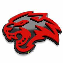 Emblema 3D Personalizado Wildcat Dodge Insignias de Guardabarros Emblema de Portón Emblema de Parrilla Frontal 2