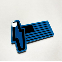 Ford 150 Lightning US Flag 3d Insignia - Insignias de guardabarros personalizadas emblema rojo y negro
 6