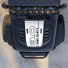 Patinas de calcomanía de vinilo gráfica de Jeep diesel 3.0
 2