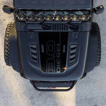 Patinas de calcomanía de vinilo gráfica de Jeep diesel 3.0
 3